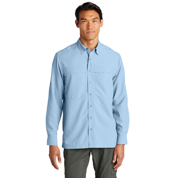 Port Authority® UV Daybreak Polyester Poplin Long Sleeve Men's Shirt
