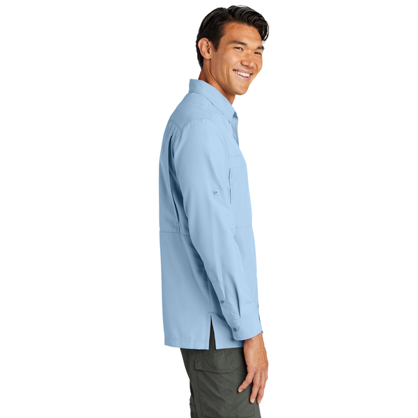 Port Authority® UV Daybreak Polyester Poplin Long Sleeve Men's Shirt
