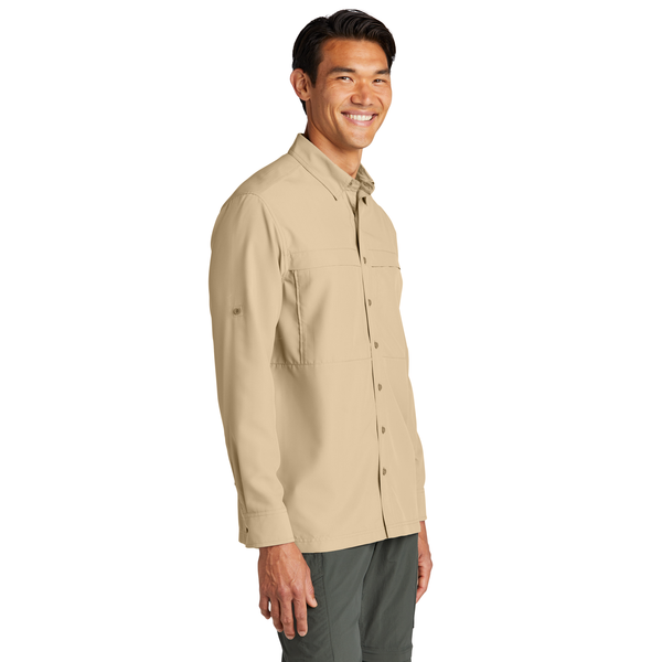 Port Authority® UV Daybreak Polyester Poplin Long Sleeve Men's Shirt