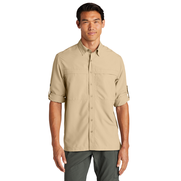 Port Authority® UV Daybreak Polyester Poplin Long Sleeve Men's Shirt