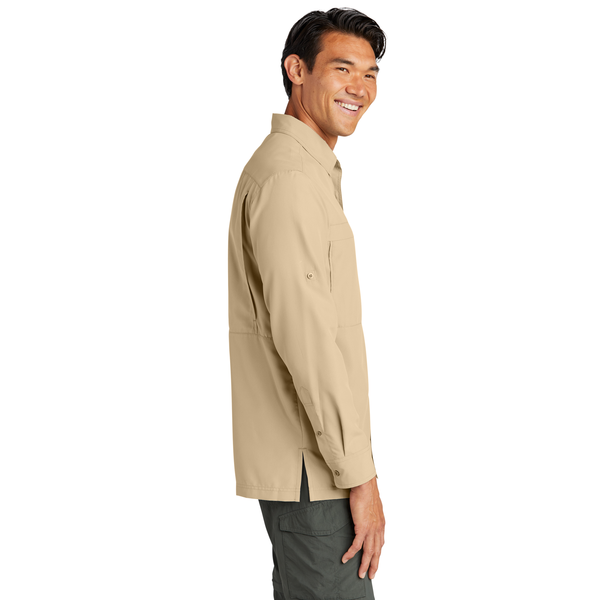 Port Authority® UV Daybreak Polyester Poplin Long Sleeve Men's Shirt