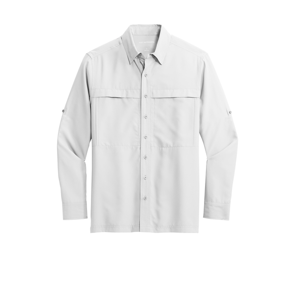 Port Authority® UV Daybreak Polyester Poplin Long Sleeve Men's Shirt