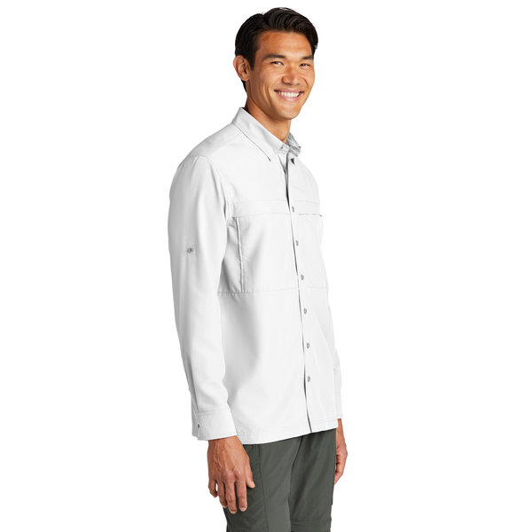 Port Authority® UV Daybreak Polyester Poplin Long Sleeve Men's Shirt
