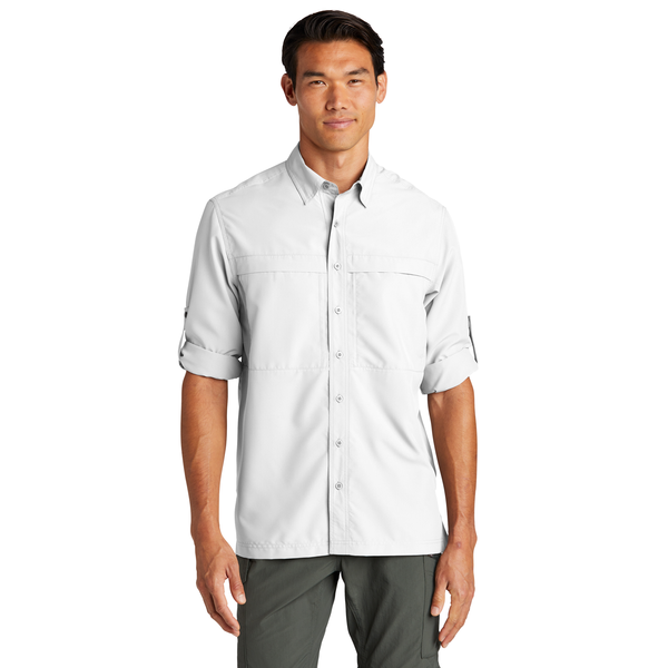 Port Authority® UV Daybreak Polyester Poplin Long Sleeve Men's Shirt
