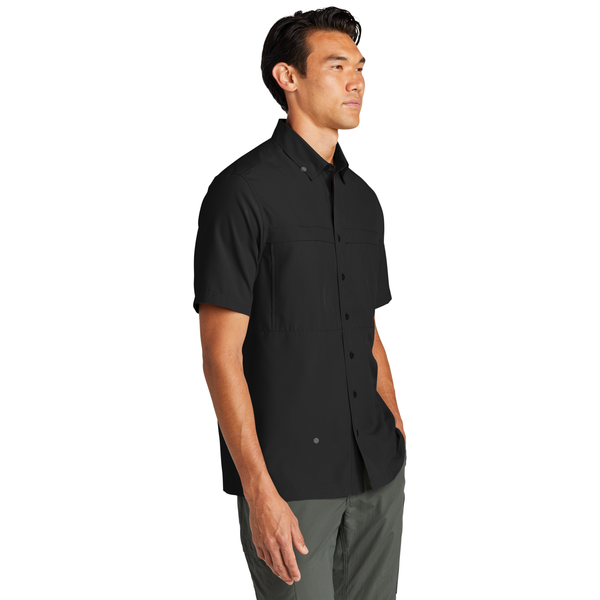 Port Authority® UV Daybreak Polyester Poplin Short Sleeve Men's Shirt
