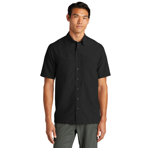 Port Authority® UV Daybreak Polyester Poplin Short Sleeve Men's Shirt