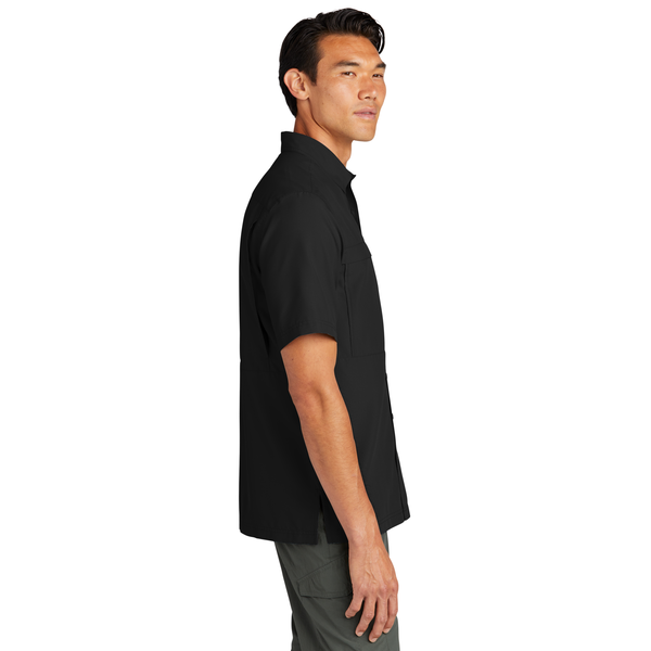 Port Authority® UV Daybreak Polyester Poplin Short Sleeve Men's Shirt