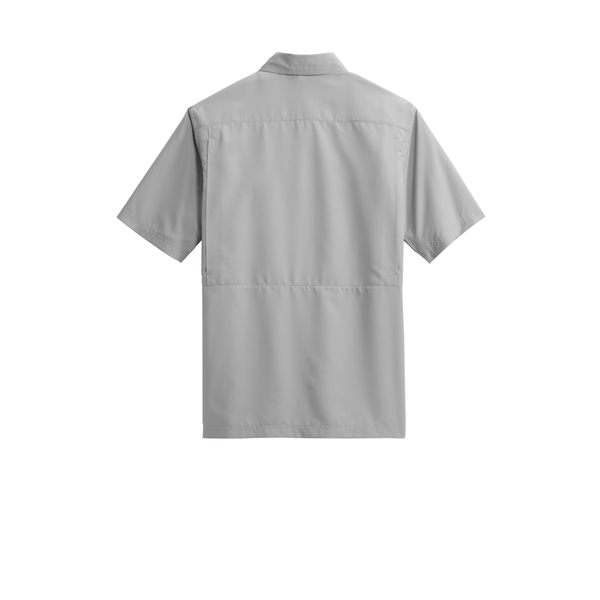 Port Authority® UV Daybreak Polyester Poplin Short Sleeve Men's Shirt