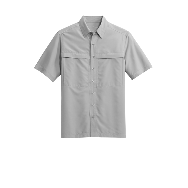 Port Authority® UV Daybreak Polyester Poplin Short Sleeve Men's Shirt