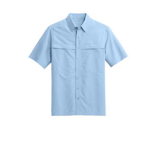 Port Authority® UV Daybreak Polyester Poplin Short Sleeve Men's Shirt
