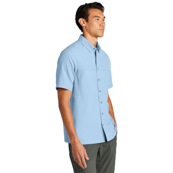 Port Authority® UV Daybreak Polyester Poplin Short Sleeve Men's Shirt