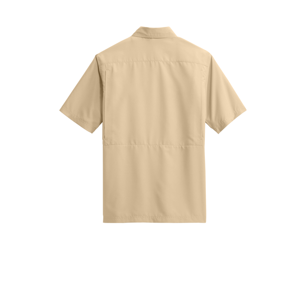 Port Authority® UV Daybreak Polyester Poplin Short Sleeve Men's Shirt