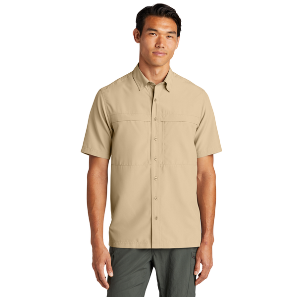 Port Authority® UV Daybreak Polyester Poplin Short Sleeve Men's Shirt