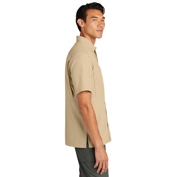 Port Authority® UV Daybreak Polyester Poplin Short Sleeve Men's Shirt