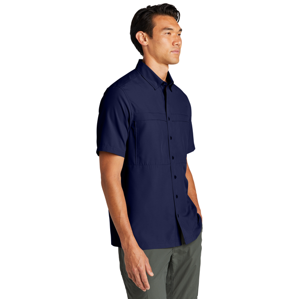Port Authority® UV Daybreak Polyester Poplin Short Sleeve Men's Shirt