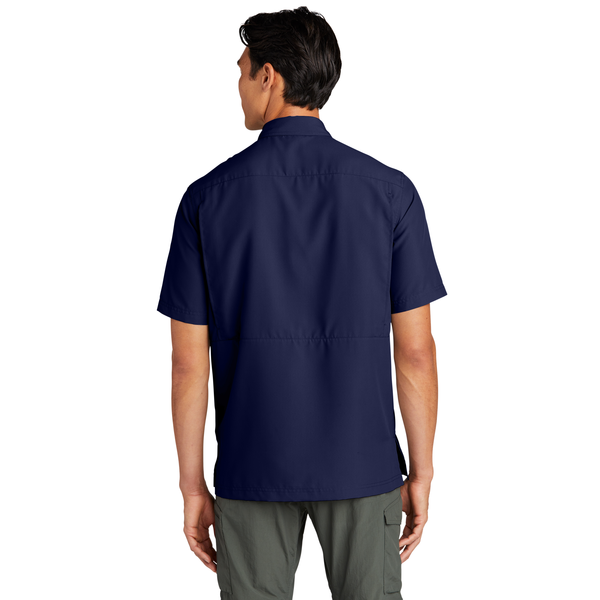Port Authority® UV Daybreak Polyester Poplin Short Sleeve Men's Shirt