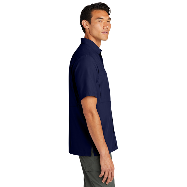 Port Authority® UV Daybreak Polyester Poplin Short Sleeve Men's Shirt