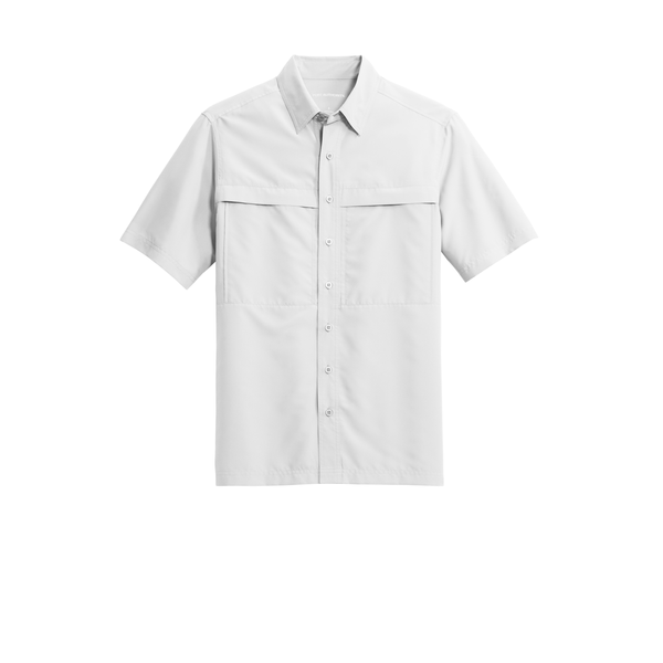 Port Authority® UV Daybreak Polyester Poplin Short Sleeve Men's Shirt
