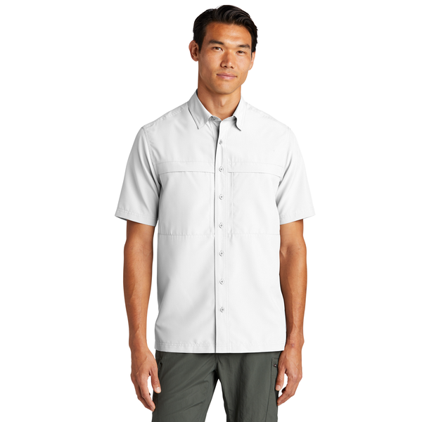 Port Authority® UV Daybreak Polyester Poplin Short Sleeve Men's Shirt