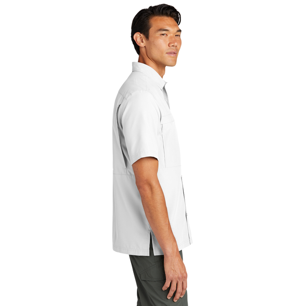 Port Authority® UV Daybreak Polyester Poplin Short Sleeve Men's Shirt