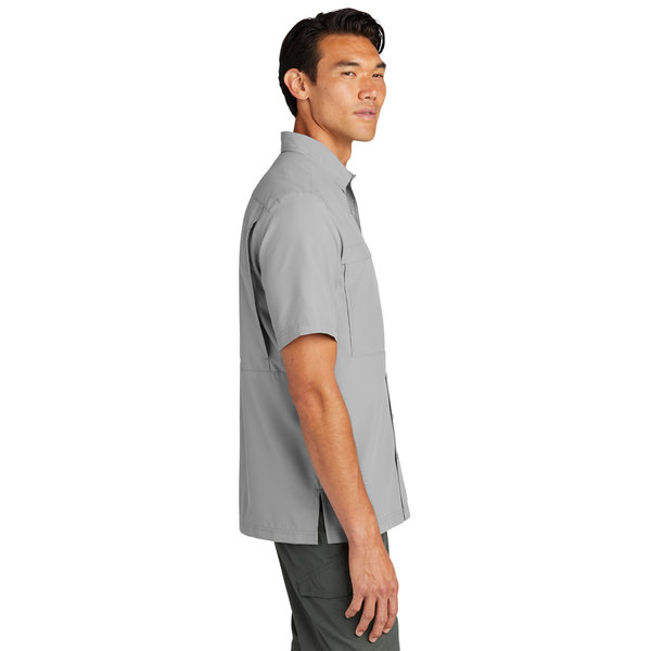 Port Authority® UV Daybreak Polyester Poplin Short Sleeve Men's Shirt
