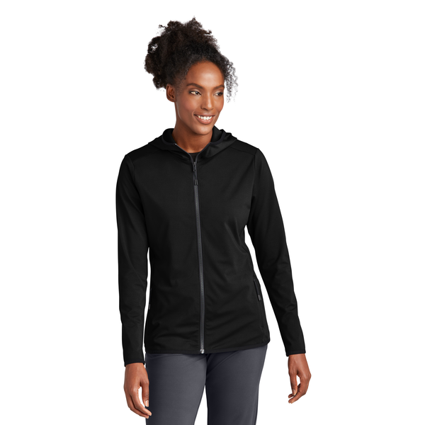Sport-Tek® Circuit Poly Hooded Ladies' Full-Zip