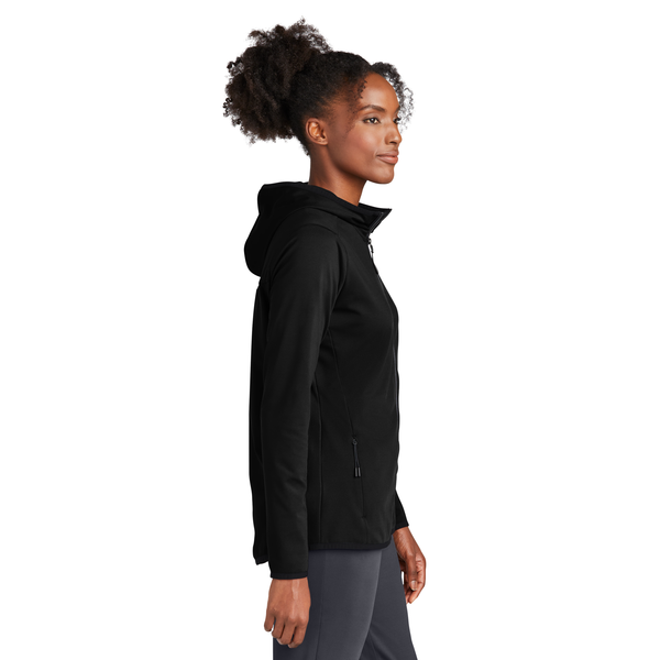 Sport-Tek® Circuit Poly Hooded Ladies' Full-Zip
