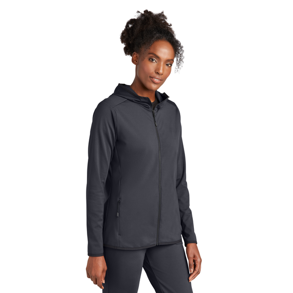 Sport-Tek® Circuit Poly Hooded Ladies' Full-Zip