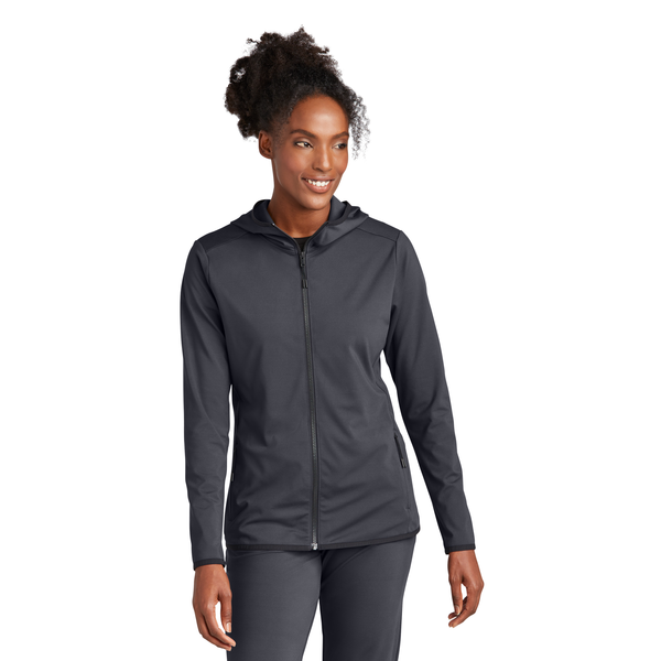 Sport-Tek® Circuit Poly Hooded Ladies' Full-Zip