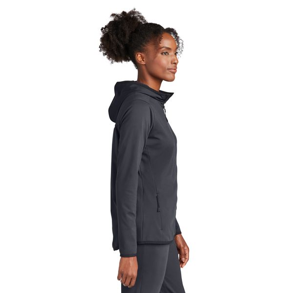Sport-Tek® Circuit Poly Hooded Ladies' Full-Zip