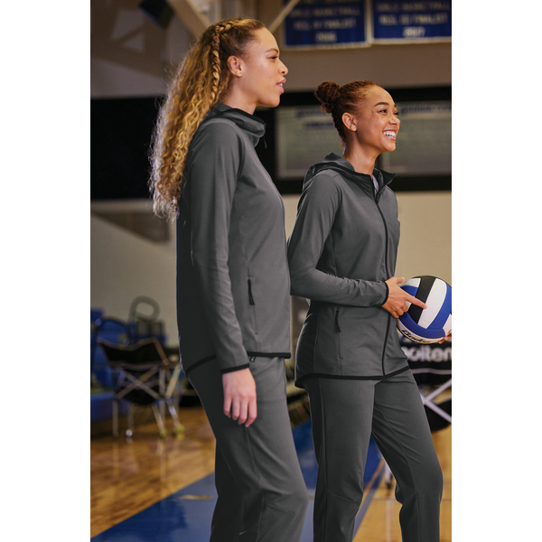 Sport-Tek® Circuit Poly Hooded Ladies' Full-Zip