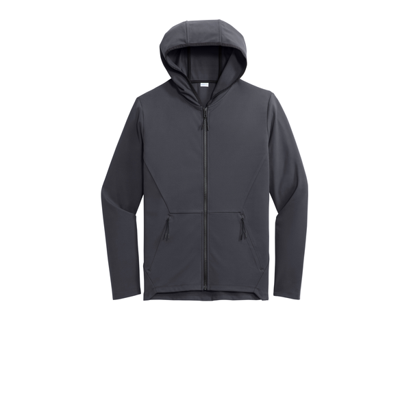 Sport-Tek® Circuit Poly Hooded Men's Full-Zip
