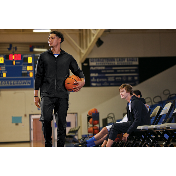 Sport-Tek® Circuit Poly Hooded Men's Full-Zip