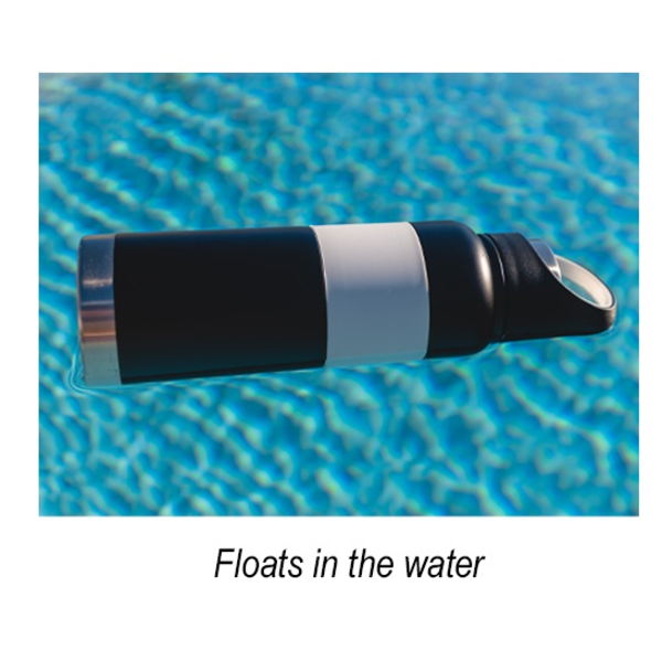 Floating Stainless Steel Vacuum Insulated Bottle, 24oz.
