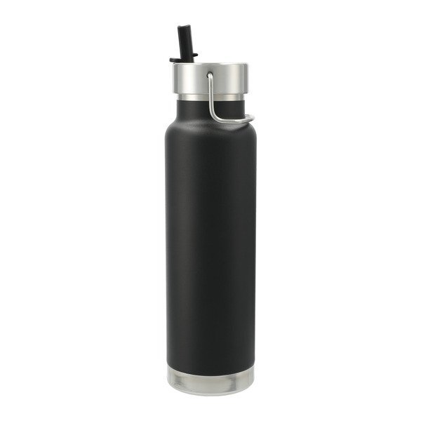 Thor Copper Vacuum Insulated Bottle w/ Flip Top Straw Lid, 25oz.
