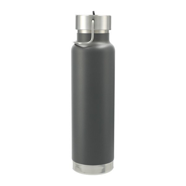 Thor Copper Vacuum Insulated Bottle w/ Flip Top Straw Lid, 25oz.