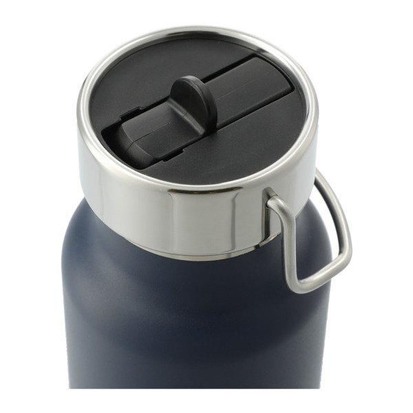 Thor Copper Vacuum Insulated Bottle w/ Flip Top Straw Lid, 25oz.