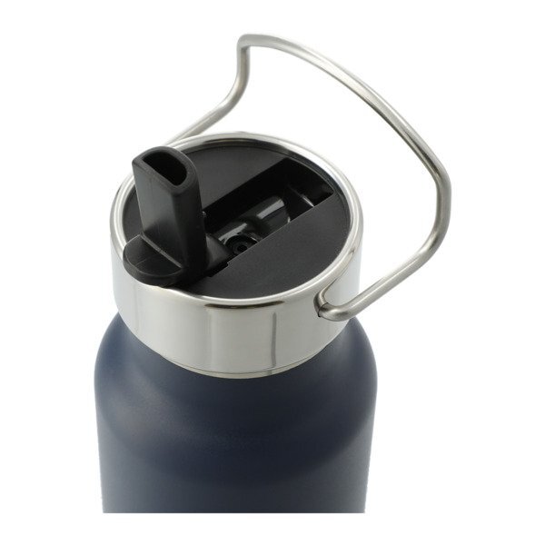 Thor Copper Vacuum Insulated Bottle w/ Flip Top Straw Lid, 25oz.