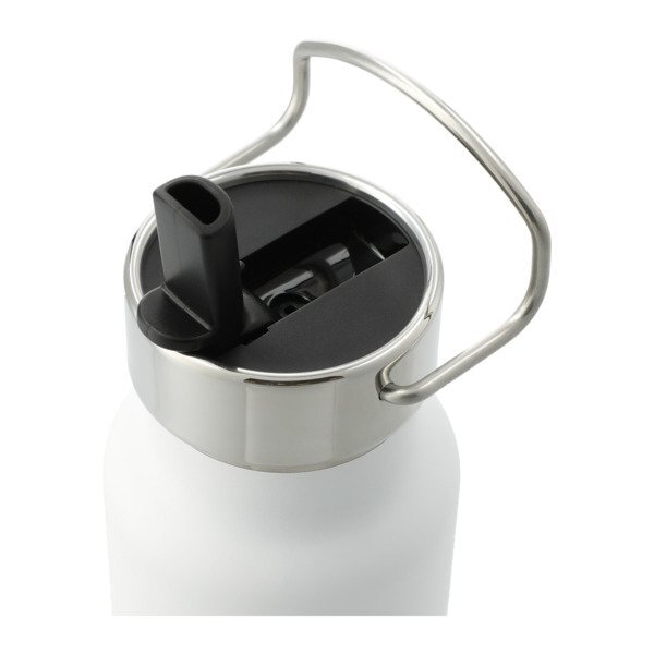 Thor Copper Vacuum Insulated Bottle w/ Flip Top Straw Lid, 25oz.