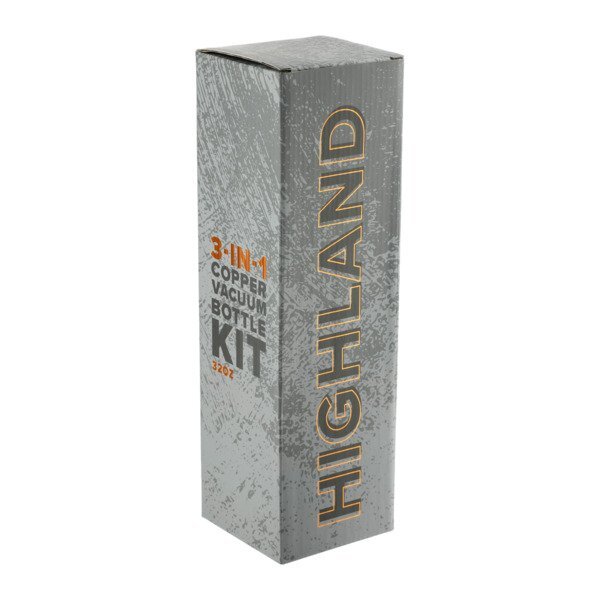 Highland 3-in-1 Copper Stainless Steel Vacuum Insulated Bottle, 32oz.