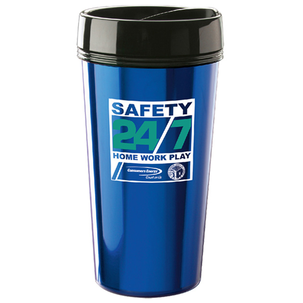 ThermalTraveller™ Metallic Mug, 16oz.