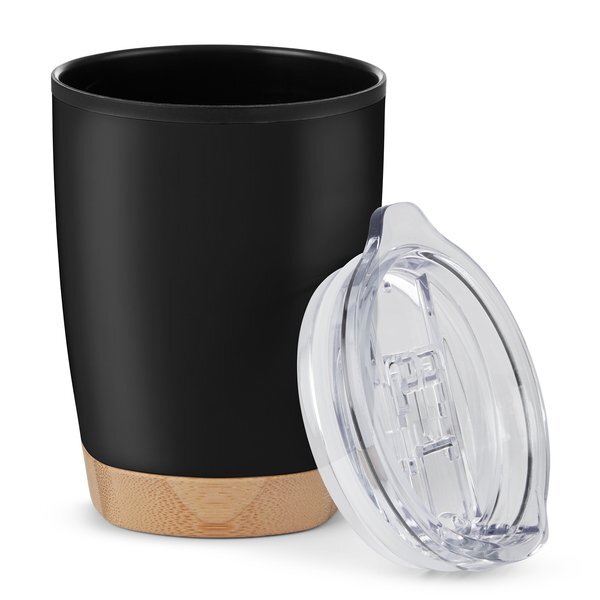 Symmetry Tumbler with Bamboo Base, 12oz.