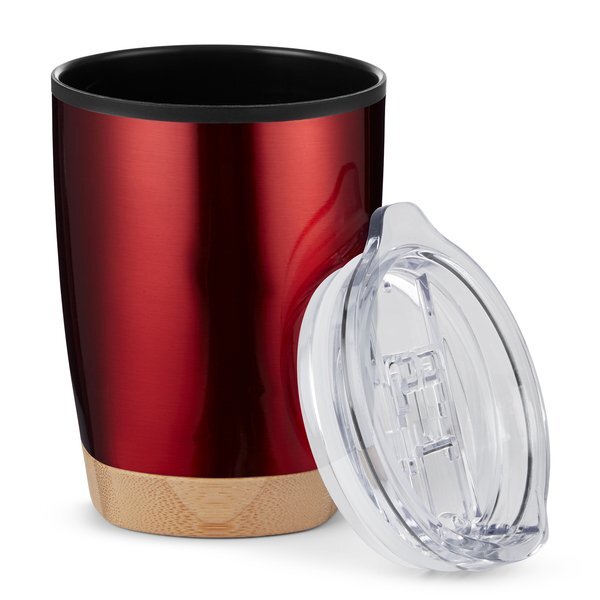 Symmetry Tumbler with Bamboo Base, 12oz.