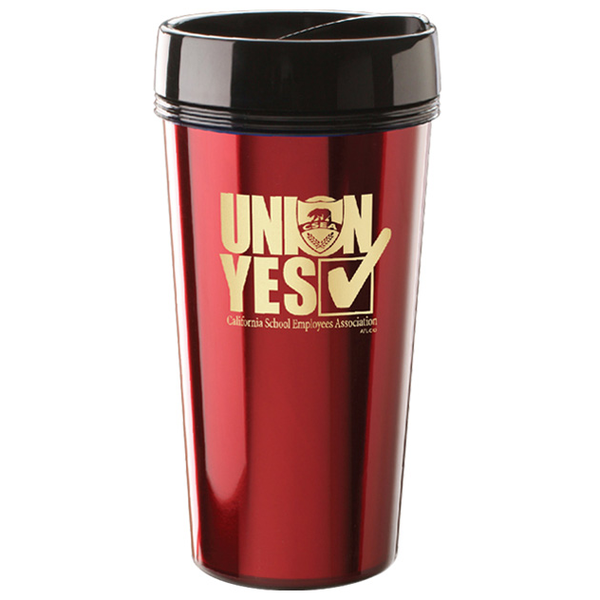 ThermalTraveller™ Metallic Mug, 16oz.