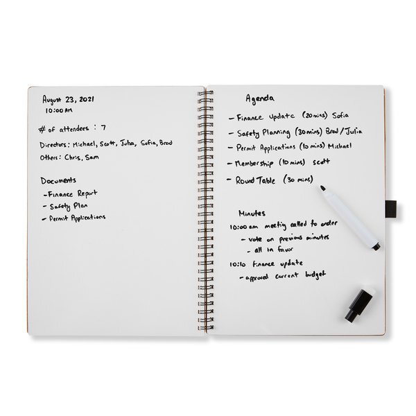 Brainstorm Dry Erase Notebook