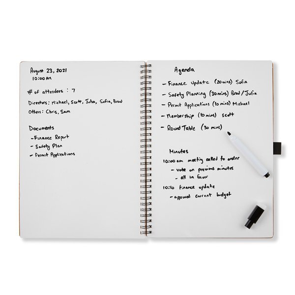 Brainstorm Dry Erase Notebook