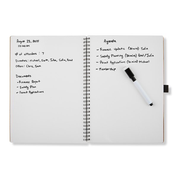 Brainstorm Dry Erase Notebook