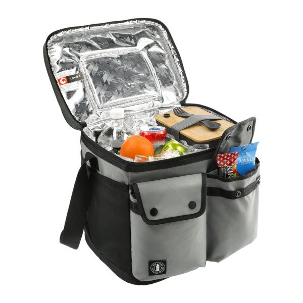 Arctic Zone® Repreve® Recycled Polyester 24 Can Double Pocket Cooler