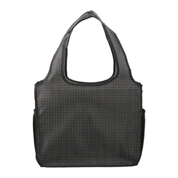 Grid Bungalow Nylon Tote