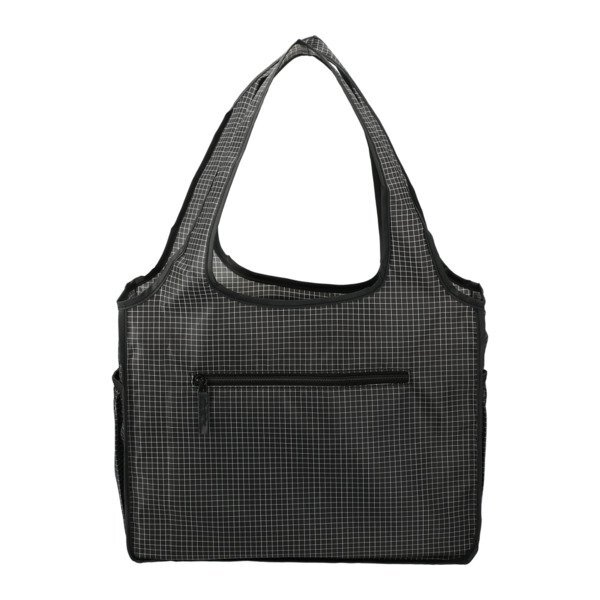 Grid Bungalow Nylon Tote